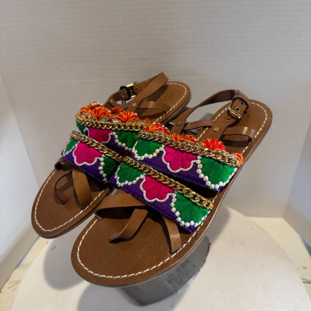 Dvlpmnt Hobo Women's Flat strap Leather Sandals